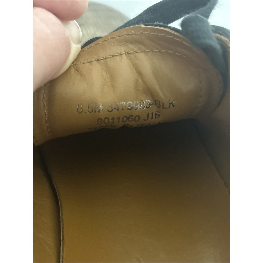 Frye Alexis Shoes Womens 6.5 Bronze Gold Leather Lizard Low Top Lace Up Sneaker - Picture 5 of 8
